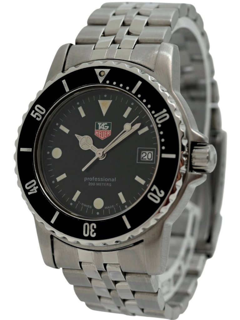 Tag Heuer 37mm Men's 1500 Series Black Dial Swiss Ss Watch! Ref: Wd1210-G-20! — image 7 of 8
